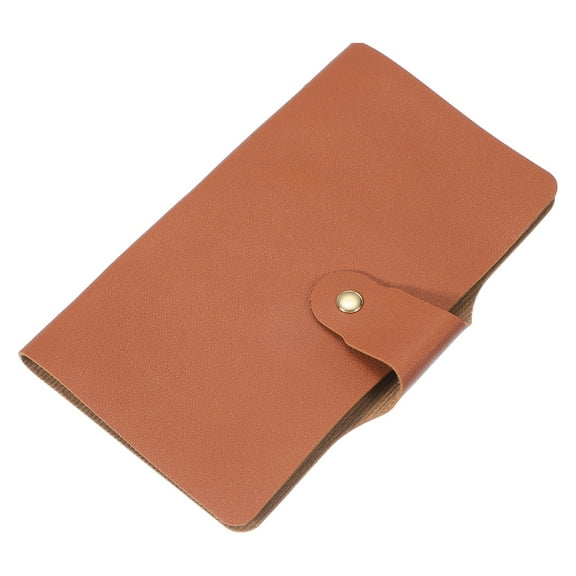 Uxcell Leather Professional Credit Card Holder, 96 Slots Business Card Organizer