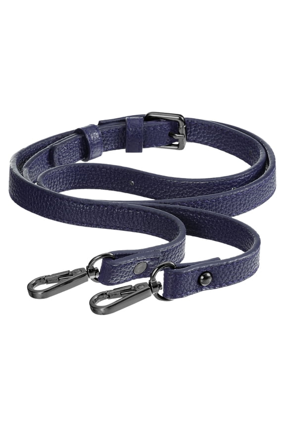 Leather Purse/Bag Handles Straps Adjustable Replacement Strap for Crossbody Handbags, 41-51" Long (Blue)