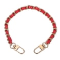thumbnail image 1 of Uxcell Leather Purse Handle Strap, 12 Inch Chain Strap Replacement DIY Flat Chain Strap, Red, 1 of 6