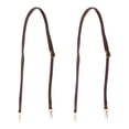 thumbnail image 1 of Uxcell Leather Purse Handle Strap 2 Pcs 51.2 inch Adjustable Length Handbag Strap Replacement DIY Dark Brown, 1 of 7