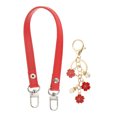 thumbnail image 1 of Uxcell Leather Purse Handle Strap Replacement DIY Women Clutch Bag Handbag Top Handle Strap Red, 1 of 7