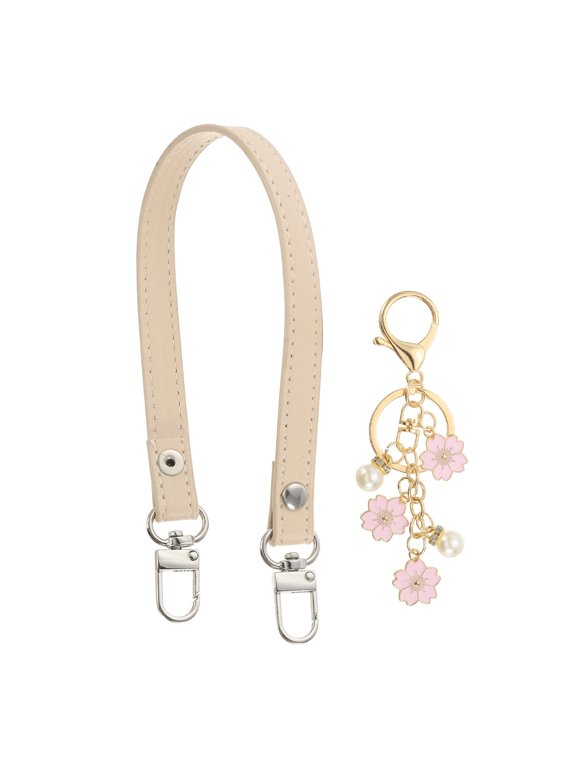 Leather Purse Handle Strap Replacement DIY Women Clutch Bag Handbag Top Handle Strap Yellow