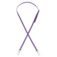 thumbnail image 1 of Uxcell Leather Purse Strap Replacement PU Adjustable Shoulder Crossbody Replacement Strap Purple/Silver, 1 of 7