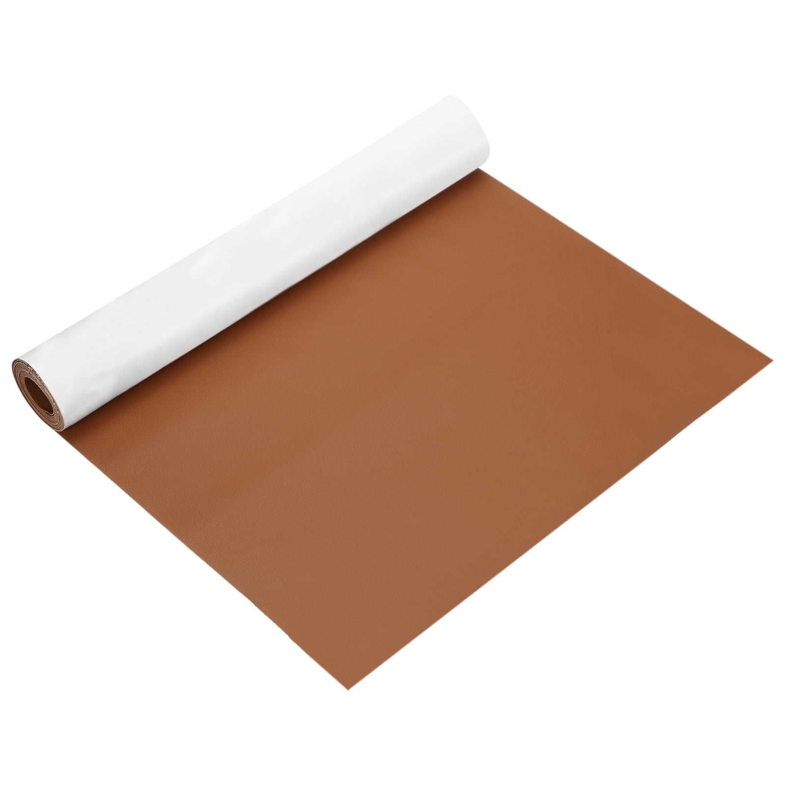 Uxcell Leather Repair Patch 16"x79" Self-Adhesive Leather Vinyl Repair Tape Kit for Furniture Couches Sofa Chair Car Boat Seats Jackets, Smooth Grain Brown