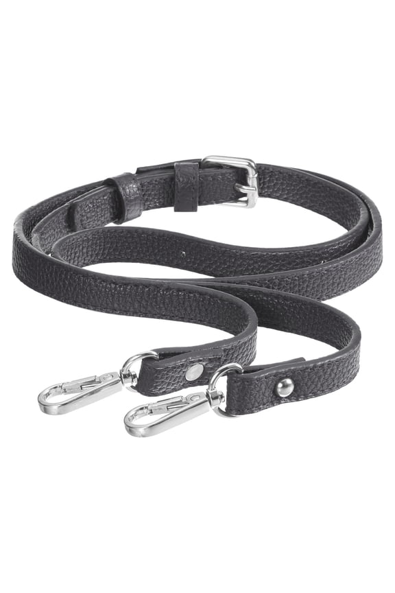 Leather Shoulder Bag Handle Purse Strap Handbags Belt Strap Bag Accessory 0.6" Wide, 41/51" Long (Grey)