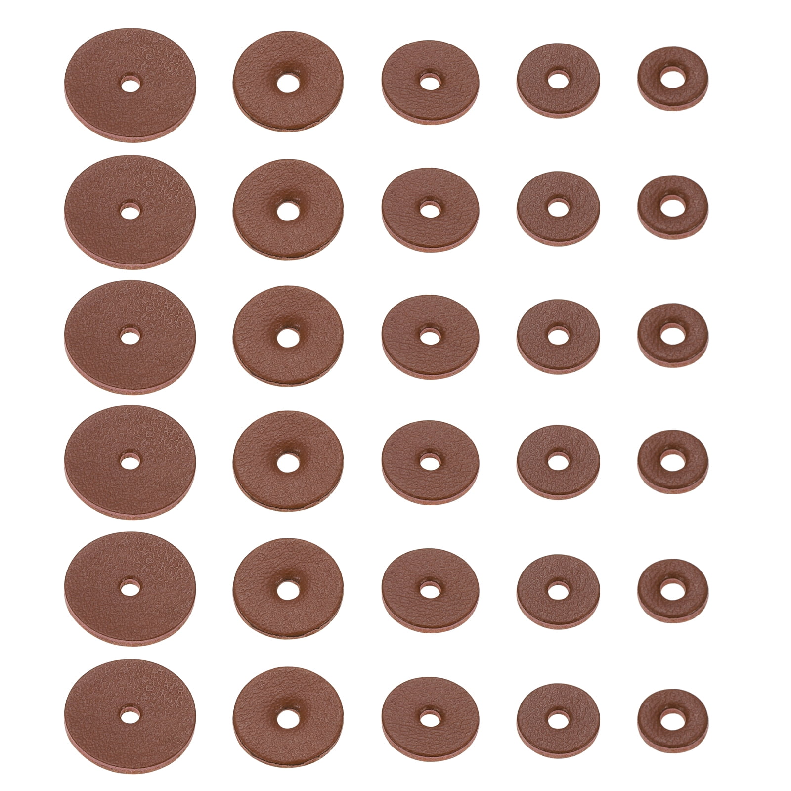 Uxcell Leather Washers, 80pcs Leather Handle Washers Spacer Cushion 1.5 ...