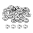 thumbnail image 1 of Uxcell Left-hand Hexagonal Nut, M3x0.5mm 304 Stainless Steel Reverse Hexagonal Nut for Assembling and Fastening, 1 of 6