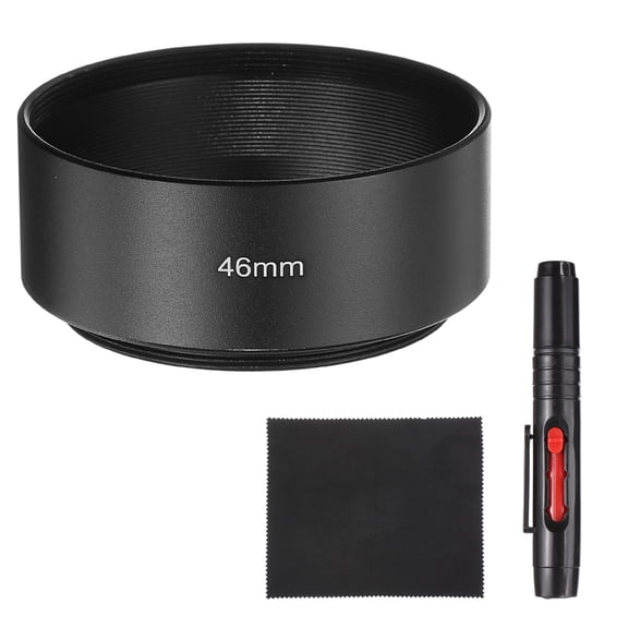 Uxcell Lens Hood Shade, 46mm Mid-focus Screw-in Rubber Camera Cap Shade