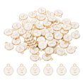 thumbnail image 1 of Uxcell Letter Charm Y, 60Pcs Double Sided Alphabet Initial Charm Pendants Beads White, 1 of 6