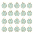 thumbnail image 1 of Uxcell Letter Pendants Drops, 50 Pack Character O Alphabet Pendant Double Sided for Jewelry Making DIY, Blue, 1 of 6