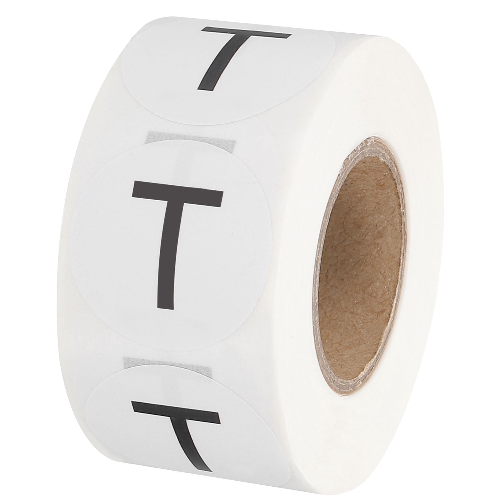Uxcell Letter T Inventory Labels, 1 Inch Capital Letter Stickers Self ...