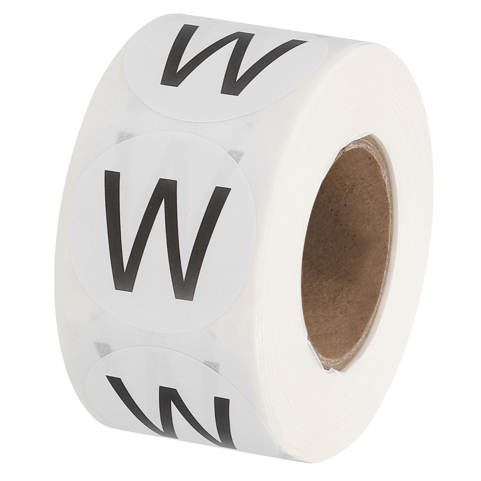 Uxcell Letter W Inventory Labels, 1 Inch Capital Letter Stickers Self ...