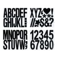 thumbnail image 1 of Uxcell Letters Numbers Kit, Self-Adhesive Alphabet Stickers Larger Number Sticker Decal for Mailbox Arts Crafts DIY Outdoor Sign Black, 1 of 7
