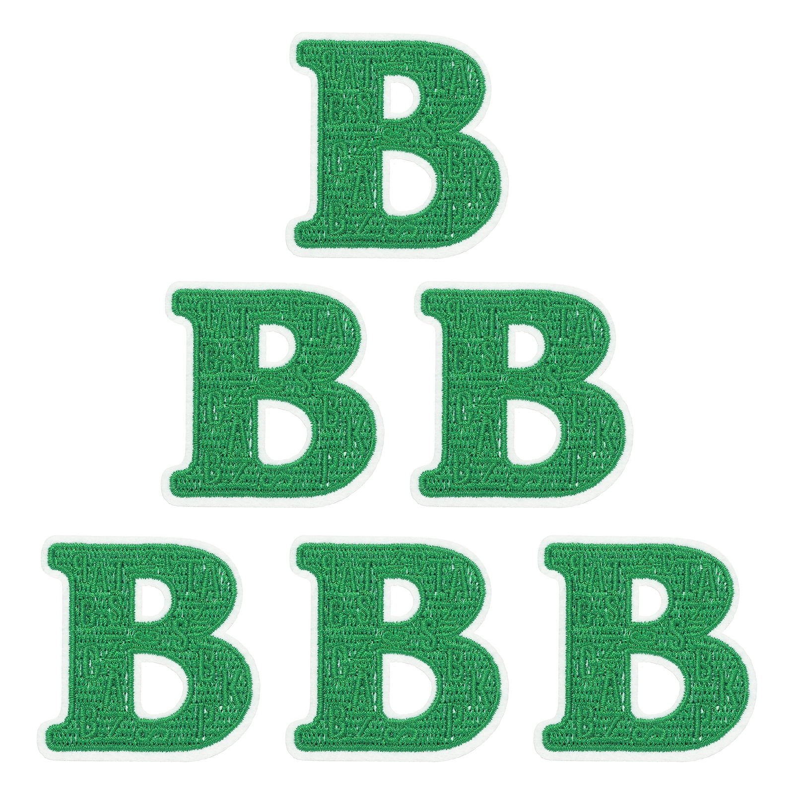 B Patch Uxcell Letters Patches, 6 Pcs Initial Letter B Iron on Patch ...