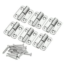 Uxcell Lift Off Hinge, 1.46" 304 Stainless Steel Left Detachable Small Slip Joint Flag Hinges 6 Pack