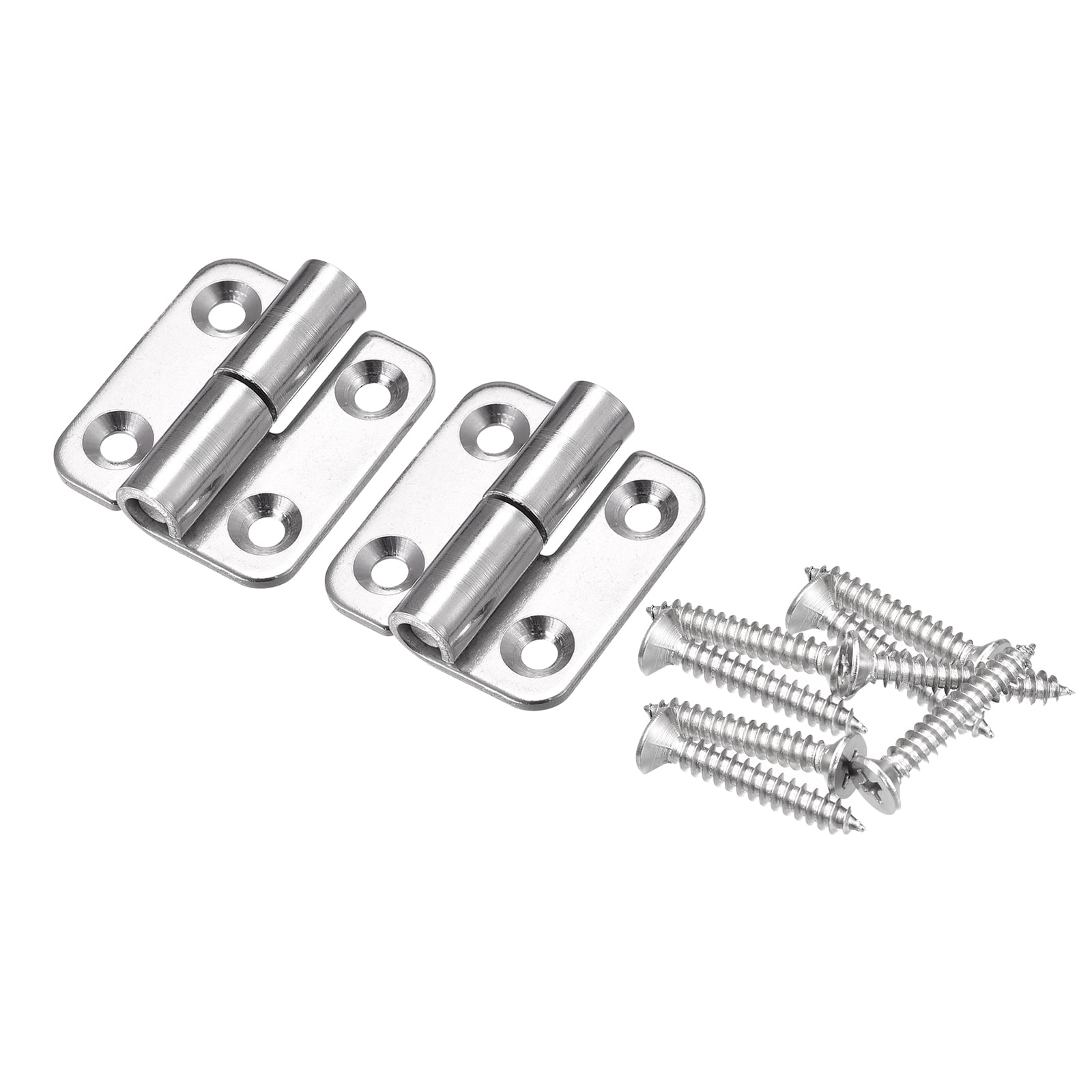 Uxcell Lift Off Hinge, 1.5" 304 Stainless Steel Right Detachable Small Slip Joint Flag Hinges 2