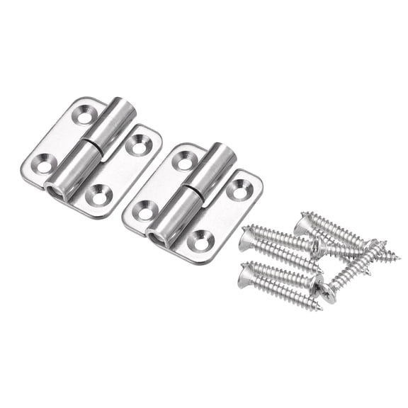 Uxcell Lift Off Hinge, 1.5" 304 Stainless Steel Right Detachable Small Slip Joint Flag Hinges 2 Pack