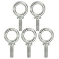 thumbnail image 1 of Uxcell Lifting Eye Bolts 316 Stainless Steel Marine Grade Machinery Shoulder Lifting Ring Threaded Eyebolt 5 1/2"-13, 1 of 6