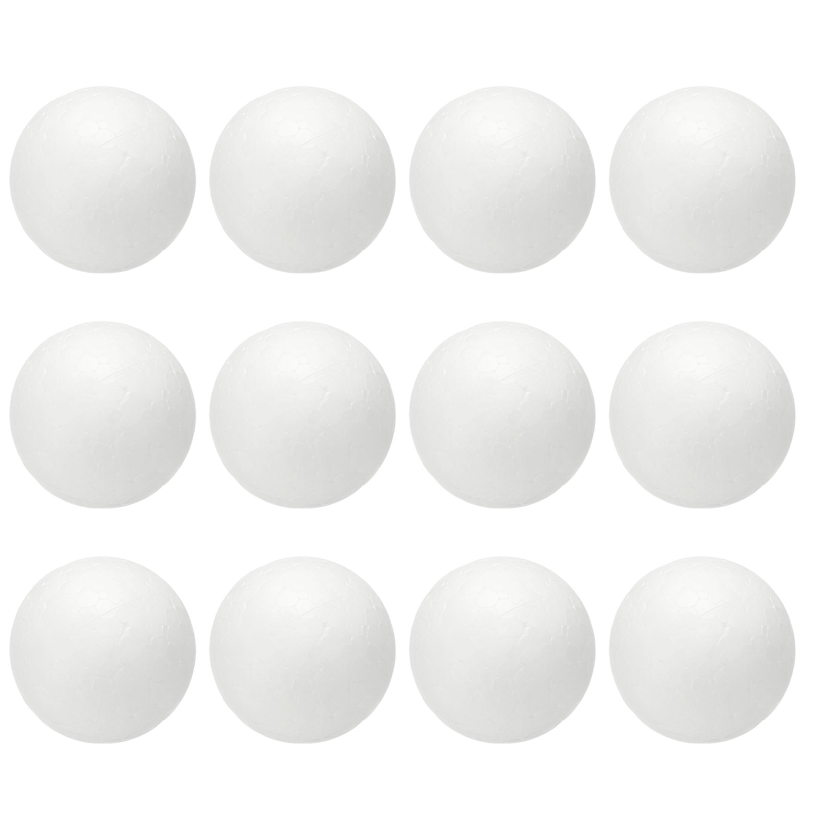 Uxcell 1.5 inch Craft Foam Balls, 12Pcs Round Polystyrene Foam Balls ...