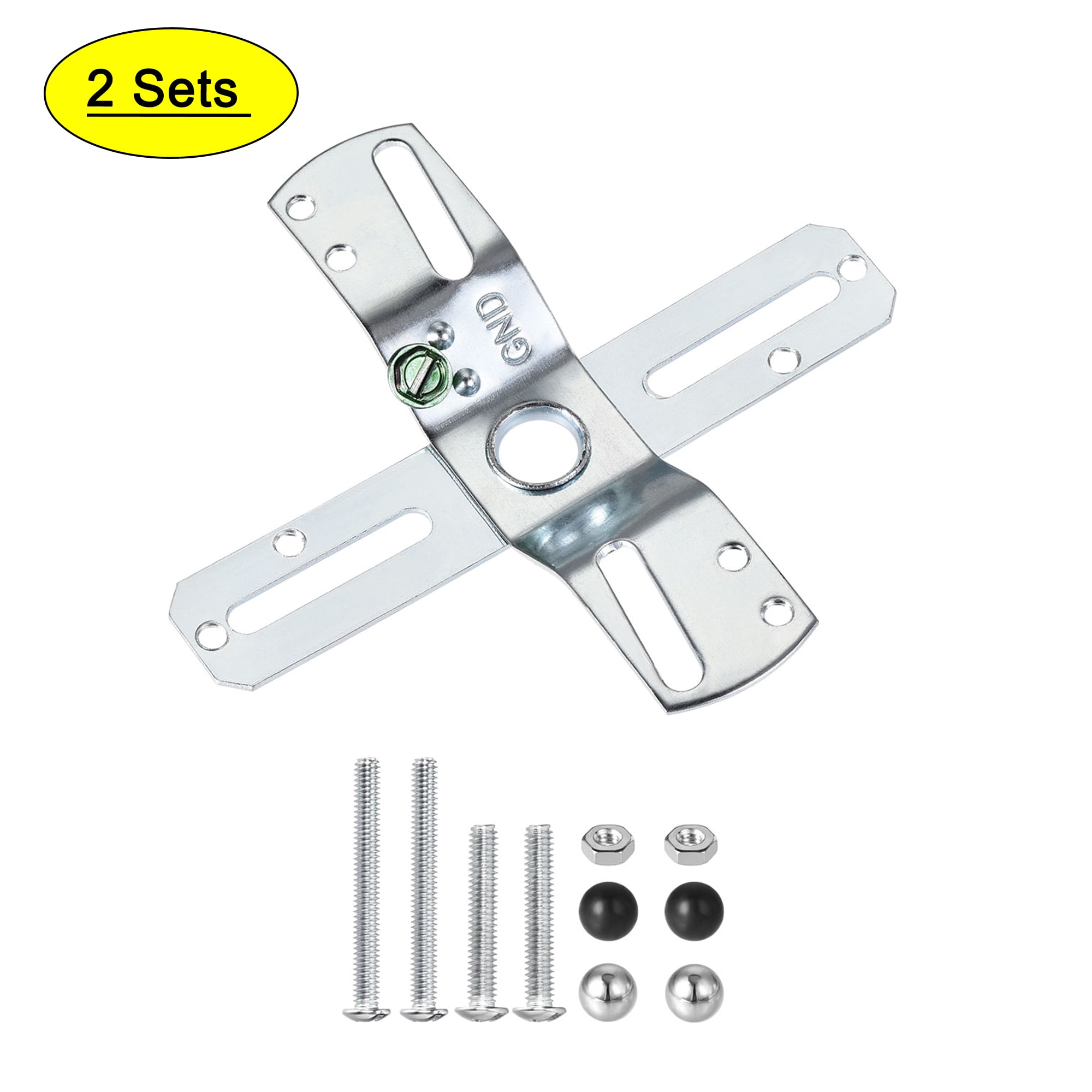 Uxcell Light Crossbar Kit 4 Inch CrossShaped Mounting Bracket Zinc