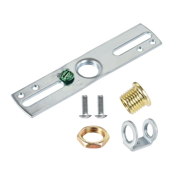 Uxcell Light Crossbar Kit 4 inch Length Mounting Bracket Zinc-Plated Iron