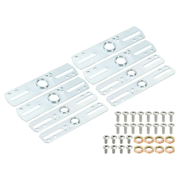 Uxcell Light Fixture Crossbar Kit Mounting Bracket Ceiling Light Plate Silver Tone 8 Set