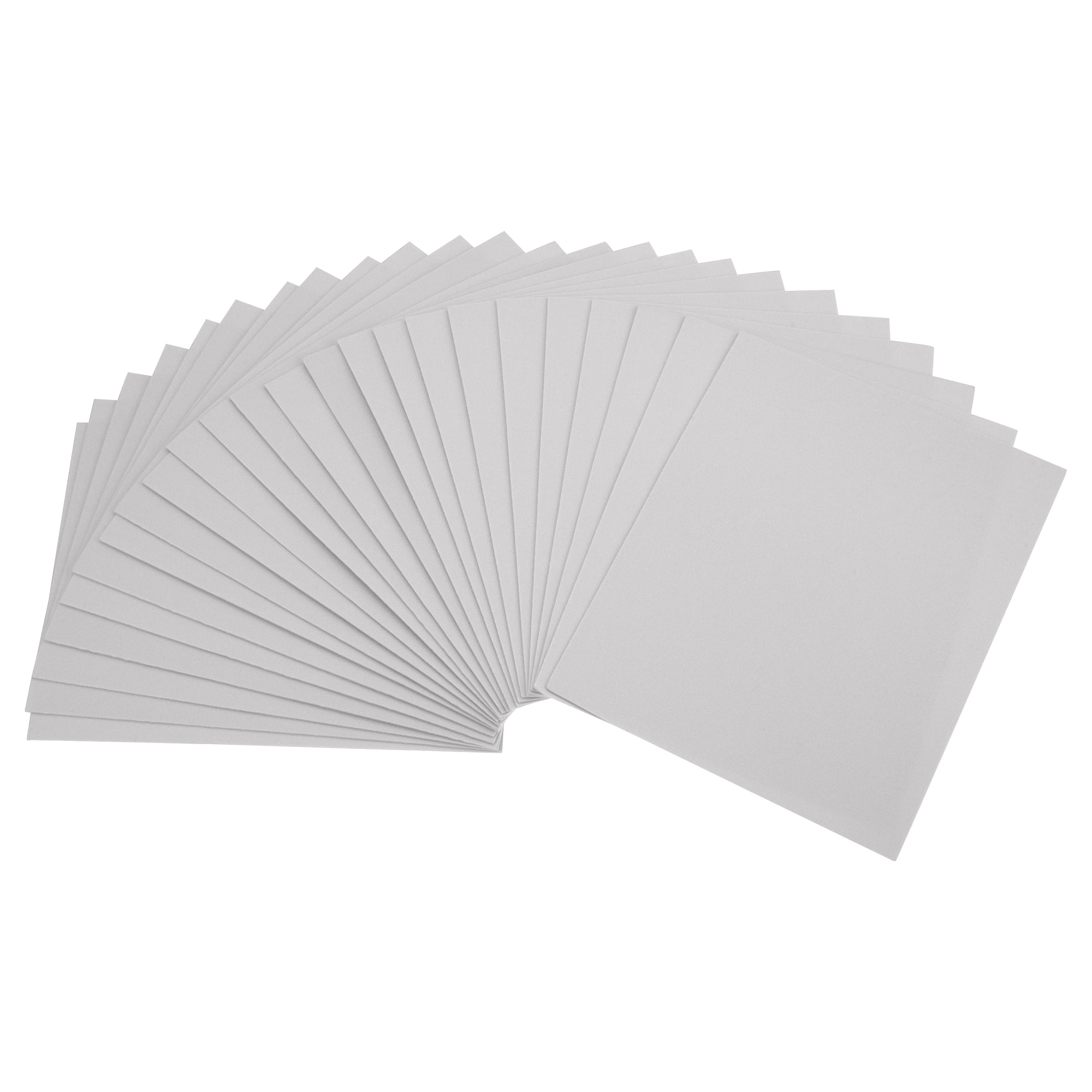Uxcell Light Grey EVA Foam Sheets 11 x 8 inch 1.8mm Thickness for Crafts DIY Projects, 24 Pack