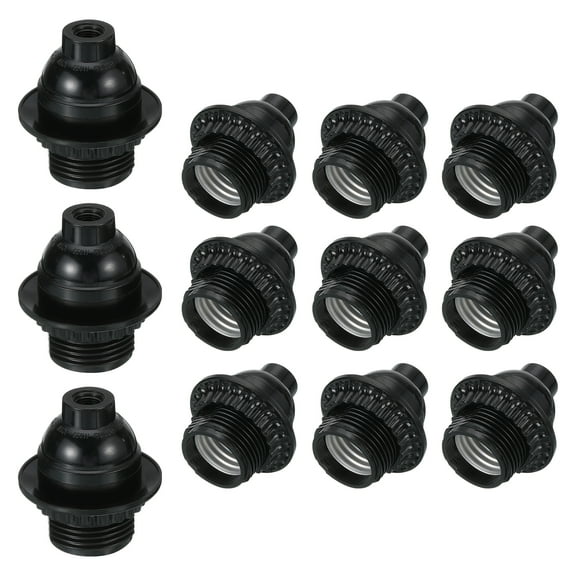 Uxcell Light Socket, Lamp Socket Screw Base Bulb Holder for Retro Pendant Light Vintage Halogen 12