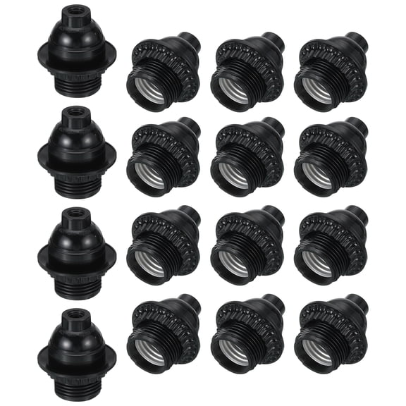 Uxcell Light Socket, Lamp Socket Screw Base Bulb Holder for Retro Pendant Light Vintage Halogen 16