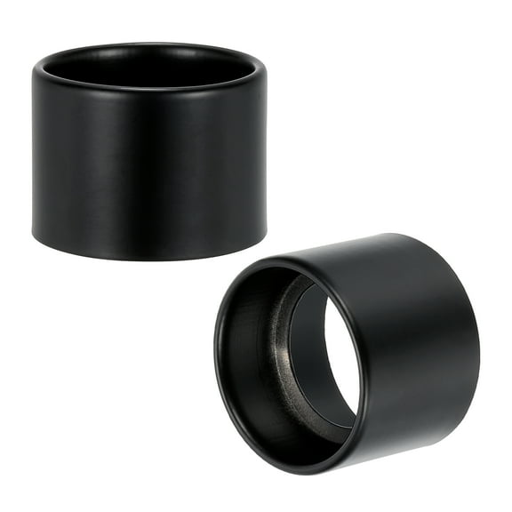 Uxcell Light Socket Shade Ring, 40 mm Metal Hanging Lamp Holder Parts, Black 2Pcs