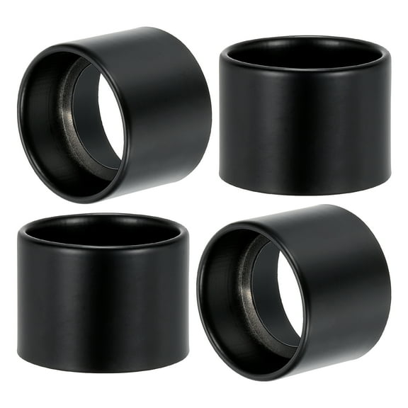 Uxcell Light Socket Shade Ring, 40 mm Metal Hanging Lamp Holder Parts, Black 4Pcs