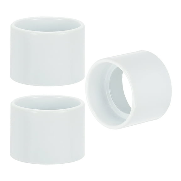 Uxcell Light Socket Shade Ring, 40 mm Metal Hanging Lamp Holder Parts, White 3Pcs