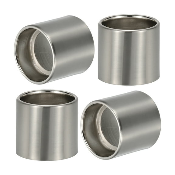 Uxcell Light Socket Shade Ring, 50 mm Metal Hanging Lamp Holder Parts, Nickel 4Pcs