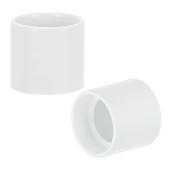 Uxcell Light Socket Shade Ring, 50 mm Metal Hanging Lamp Holder Parts, White 2 Pcs