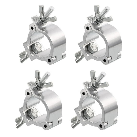 Uxcell Light Truss Clamps, Lighting Pipe O Clamp for 0.94-1.02inch OD 15lb Single, 4Pack