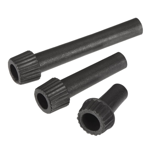 Uxcell Light Turn On/Off Switch Knob Replacement 20mm 35mm 50mm Length Black 20in1 Set