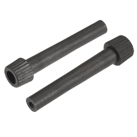 Uxcell Light Turn On/Off Switch Knob Replacement 50mm Length Lamp Socket Extension Knobs, Black 8Pack