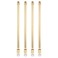 thumbnail image 1 of Uxcell Lighting Downrod 12 Inch Long M10 Threaded Extension Rod Lighting Fixtures Gold Tone 4 Set, 1 of 5