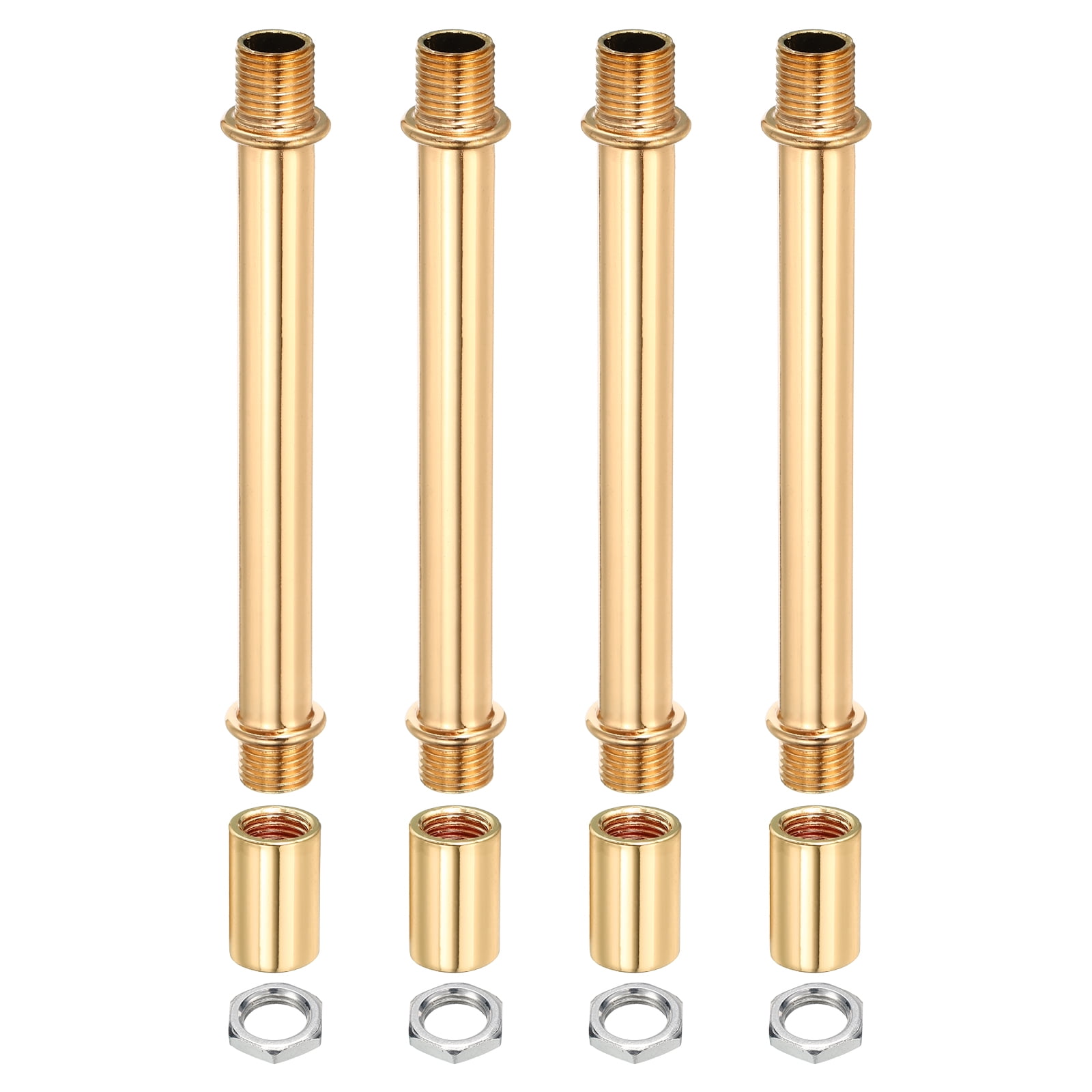 Uxcell Lighting Downrod 4 Inch Long M10 Threaded Extension Rod Lighting ...