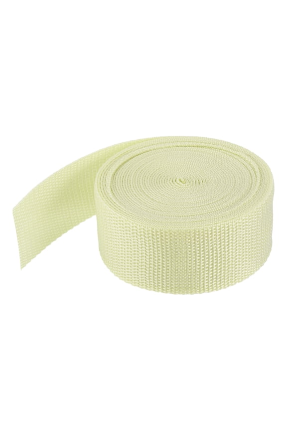 Lightweight Polypropylene Webbing Strap 3.8cm 5 Yard Backpack Strapping Band Apricot for Cargo Straps