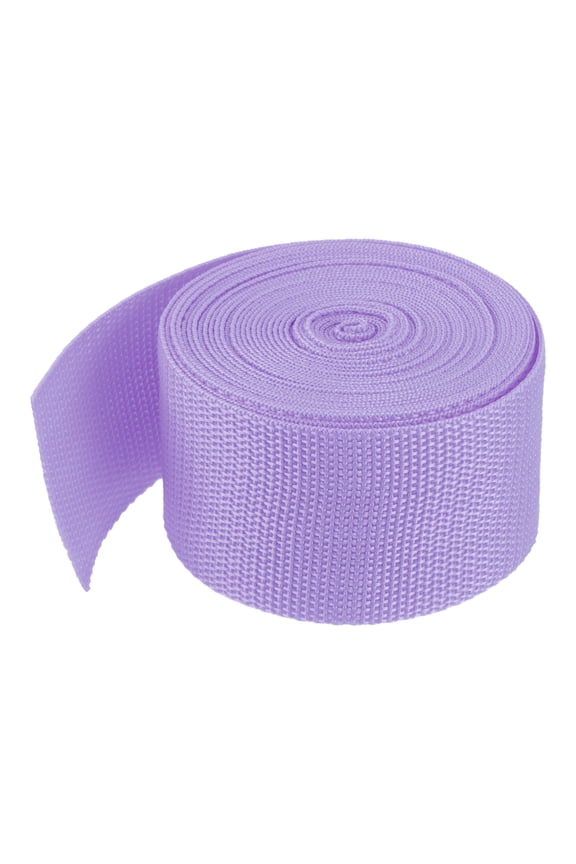 Lightweight Polypropylene Webbing Strap 5cm 5 Yard Backpack Strapping Band Lavender Purple for Cargo Straps