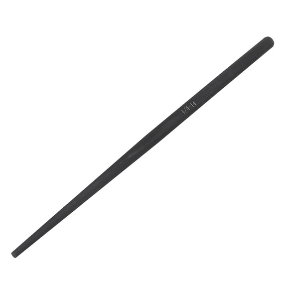 Uxcell Line-Up Punch, 3/4" Alloy Steel Taper Punch CNC Machined, Black Oxide Finish for Durability & Alignment for HVAC Ductwork, Machinery, Auto Repair, Construction(L: 381mm)