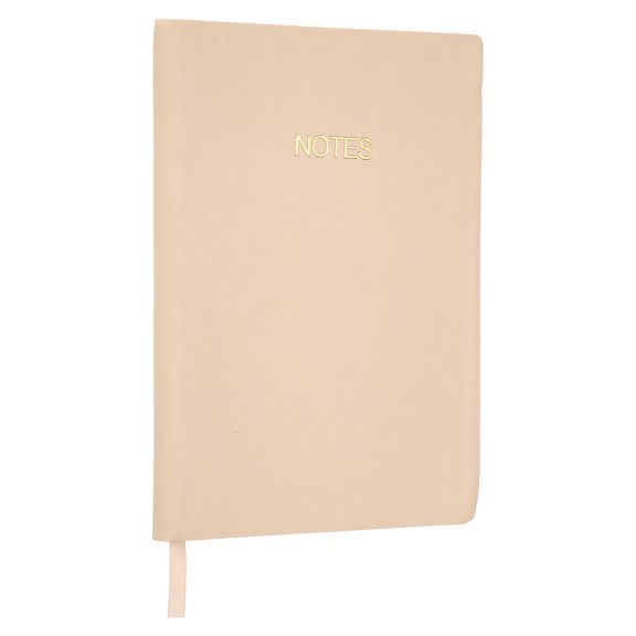 Uxcell Lined Journal Notebook Soft PU Cover C6 4x6.2" 80Pages Light Yellow, Journaling Notebook Pocket Blank Thick Notebook for /Drawing/Writing/Sketch/Diary/Memo/Birthday Gift