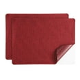 thumbnail image 1 of Uxcell Linen Repair Patch, 2Pcs 8 x 11 Inch Self-Adhesive Linen Fabric Repair Patches for Sofa Couch Clothes Handbag Tents Car Seats Furniture, Red, 1 of 7