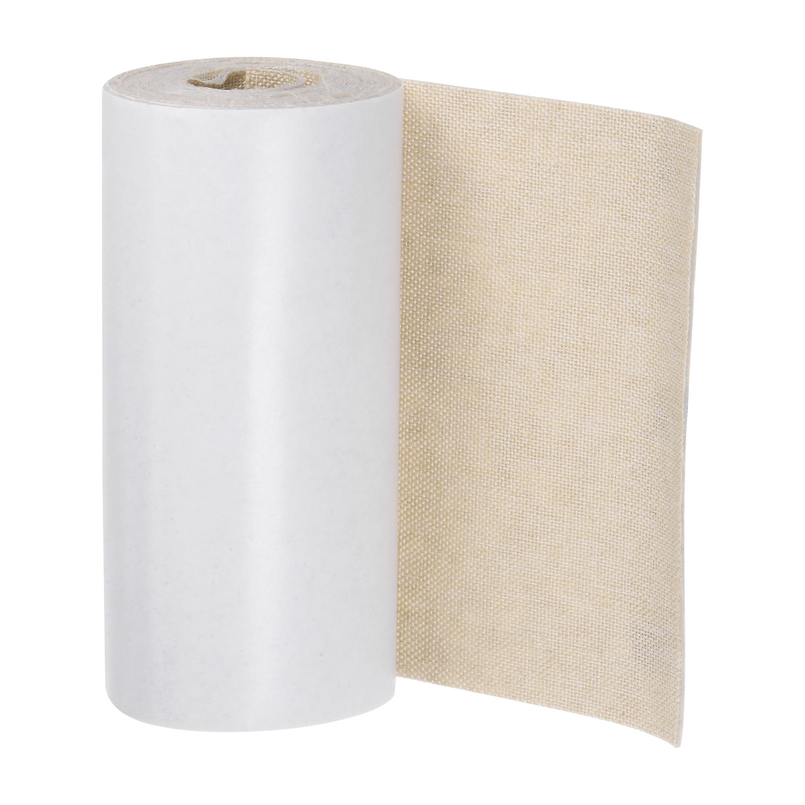 Uxcell Linen Repair Patches Self-Adhesive Fine Linen Couch Fabric Patches Tape Can Be Used for Furniture Beige 3.9"x63"