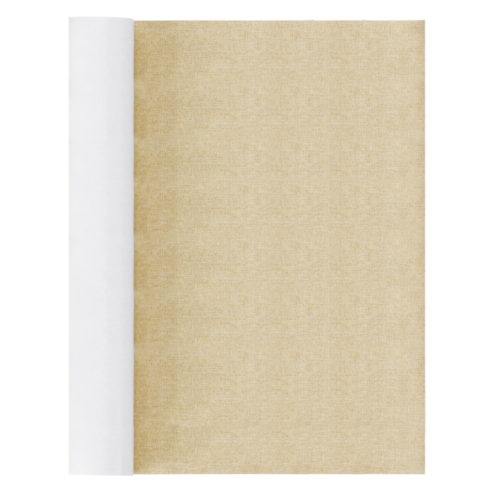 Uxcell Linen Repair Patches Self-Adhesive Fine Linen Couch Fabric Patches Tape Can Be Used for Furniture Brown 15 3/4"x157.5"