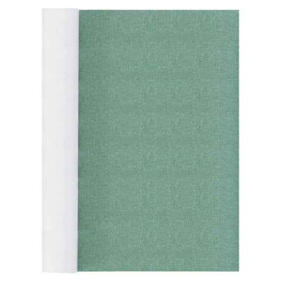 Uxcell Linen Repair Patches Self-Adhesive Fine Linen Couch Fabric Patches Tape Can Be Used for Furniture Gray Green 15 3/4"x79"