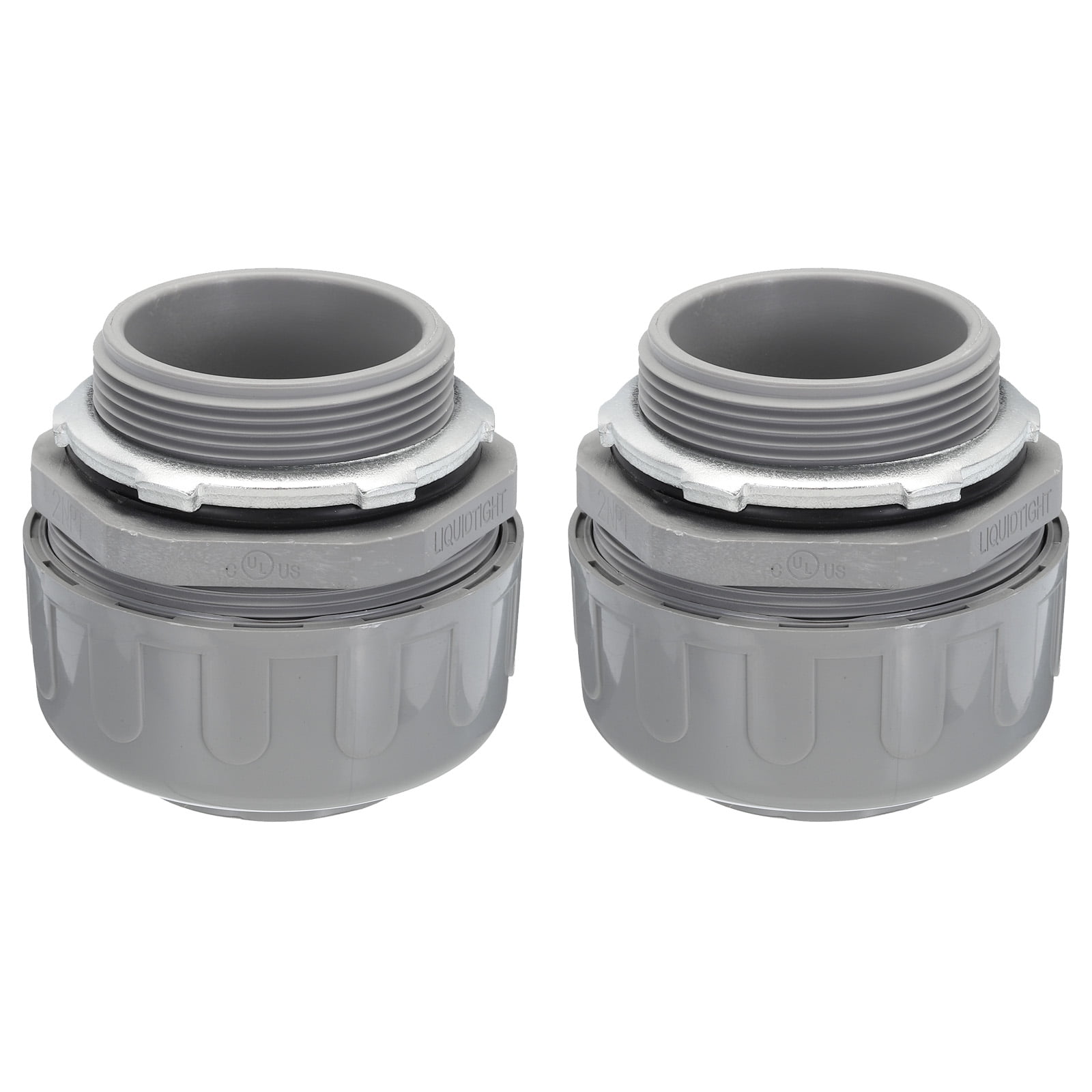 Uxcell Liquid Tight Connector 2NPT Non-metallic Electrical Conduit