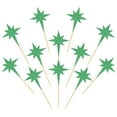 thumbnail image 1 of Uxcell Little Star Cupcake Toppers, Sparkle Star Cupcake Picks Birthday Cake Decoration Green 30, 1 of 7