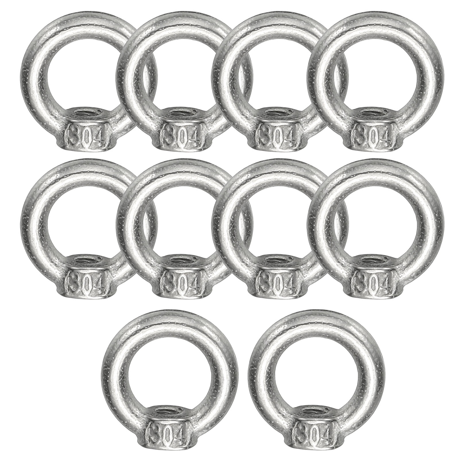 Uxcell Load Lamp Female Loop Holder, 304 Stainless Steel Lifting Eye ...